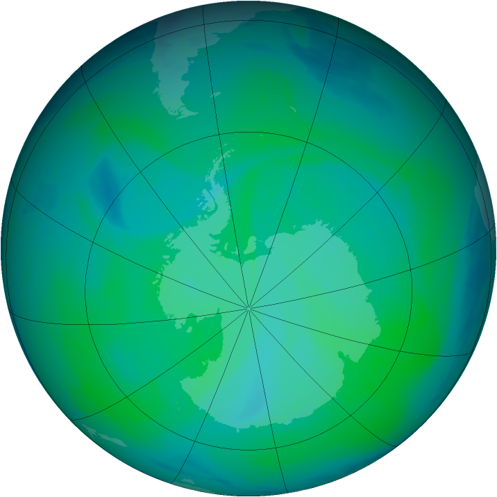 Ozone Map 2004-12-13